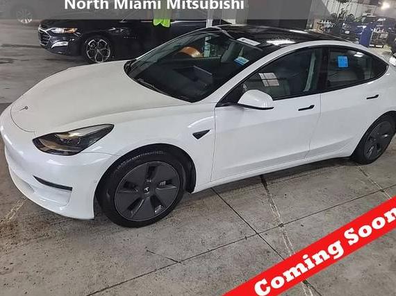 TESLA MODEL 3 2021 5YJ3E1EAXMF095387 image